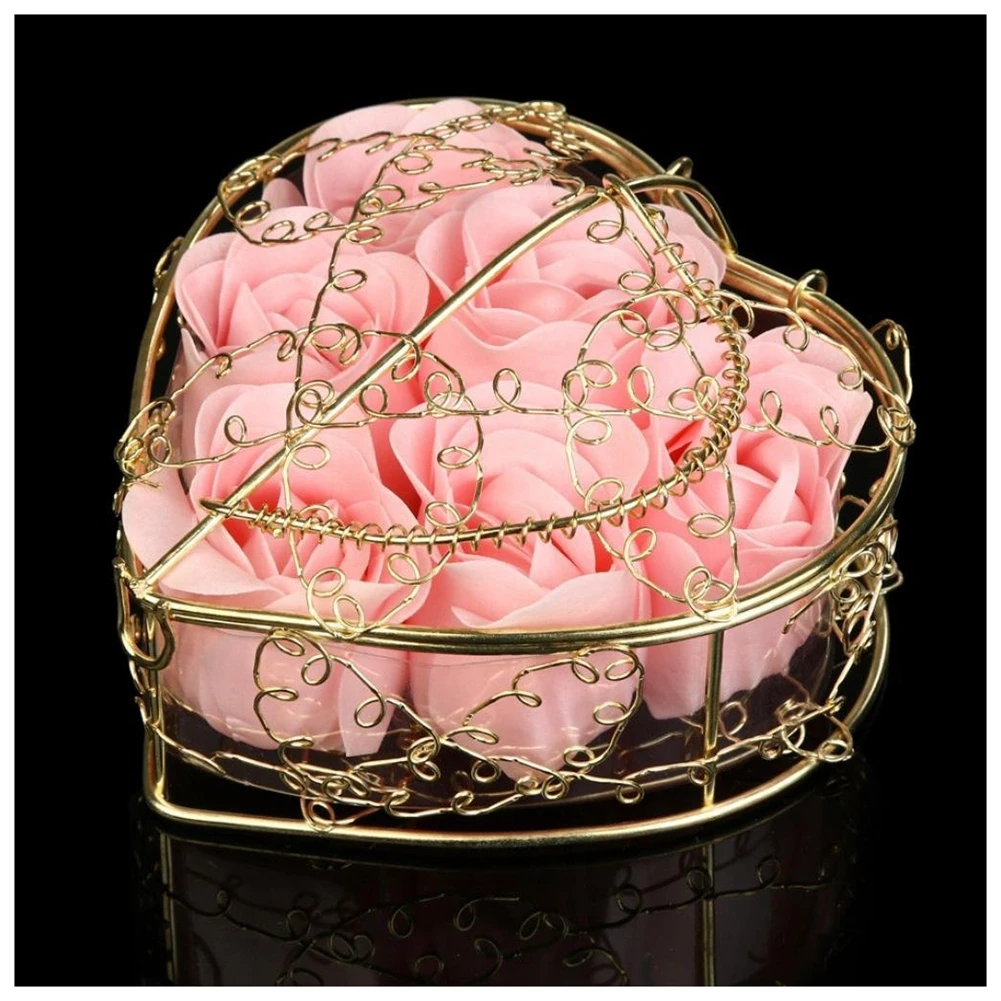 6 шт. Ароматические розы Лепесток для ванной мыло для тела Свадебная вечеринка подарок