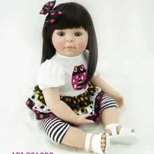 50 см силиконовые куклы для новорожденных, как настоящая виниловая Милая принцесса малыши; девочки, куклы для младенцев, Детские Рождественские подарки на день рождения