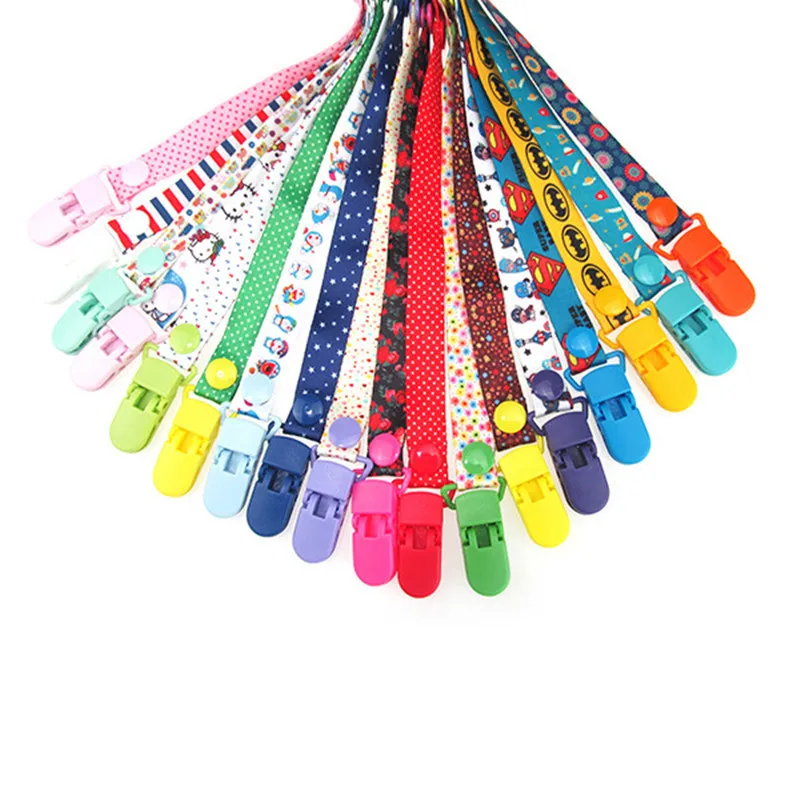 New Adjust font b Baby b font Pacifier Clip Chain Ribbon Holder Chupetas Soother Pacifier Clips