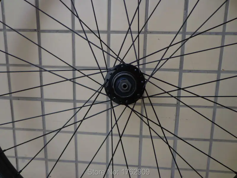 Cheap New 26/27.5/29er inch light clincher rim mountain bike 3K UD 12K full carbon fibre bicycle disc brake wheelset MTB Free shipping 4