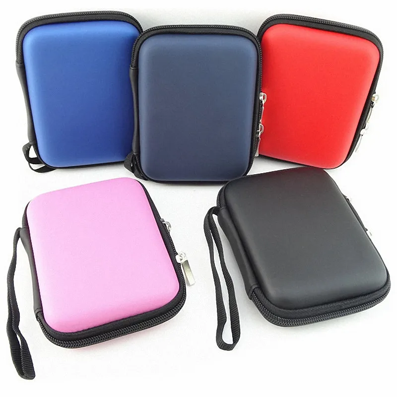 Portable Zipper External 2.5 HDD Bag Case Pouch Hard Drive Bag For