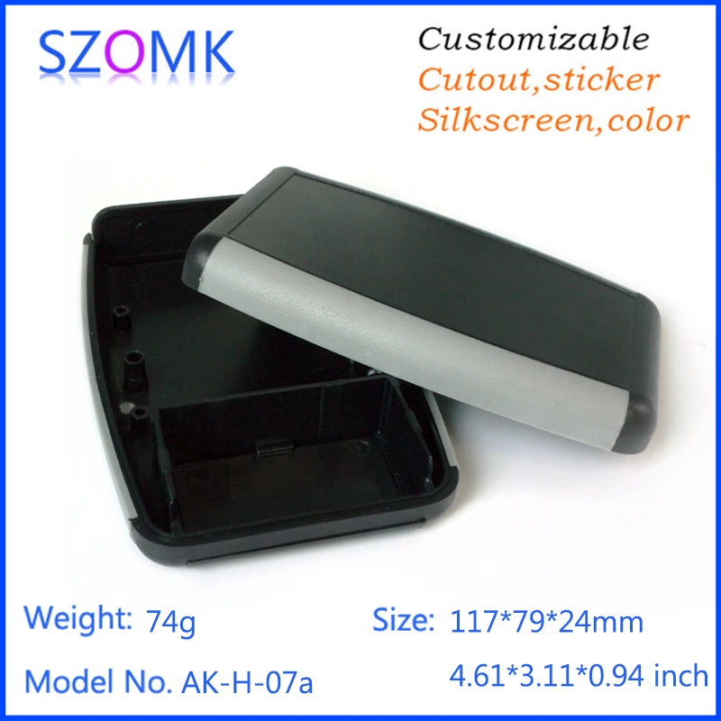 

DIY handhold abs enclosure SZOMK factory electronic shell abs material handhold type plastic enclosure DIY box 117*77*24mm