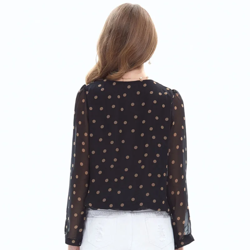 2019 Apring New Fashion Chiffon Blouses Women