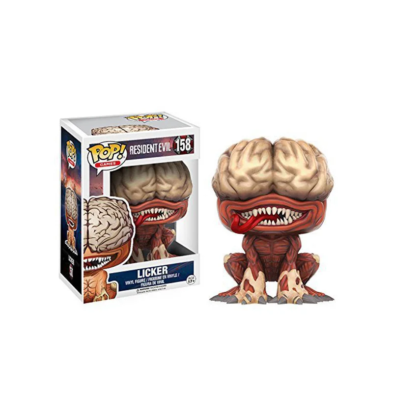 FUNKO POP 10 см новые Resident Evil Джилл Nemesis Leons Лизун из ПВХ Коллекционная модель игрушки