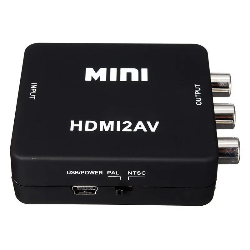 Мини Переходник HDMI AV r1080p RCA для HDTV HD DVD видео входной сигнал CVBS мини переходник|mini