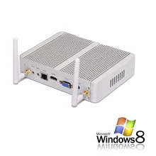Fanless Silver Mini Pc with celeron N3150 core i3 4005U 5005U Processor , VGA 6*USB 1*RJ45 Media player Win 7 Win 10