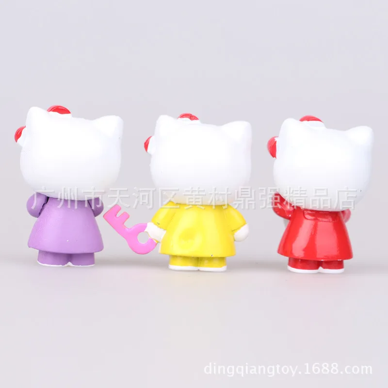Фигурка кота Hello Kitty 6 в стиле торта брелок &quotЦветок&quot экшн игрушка фигурки аниме