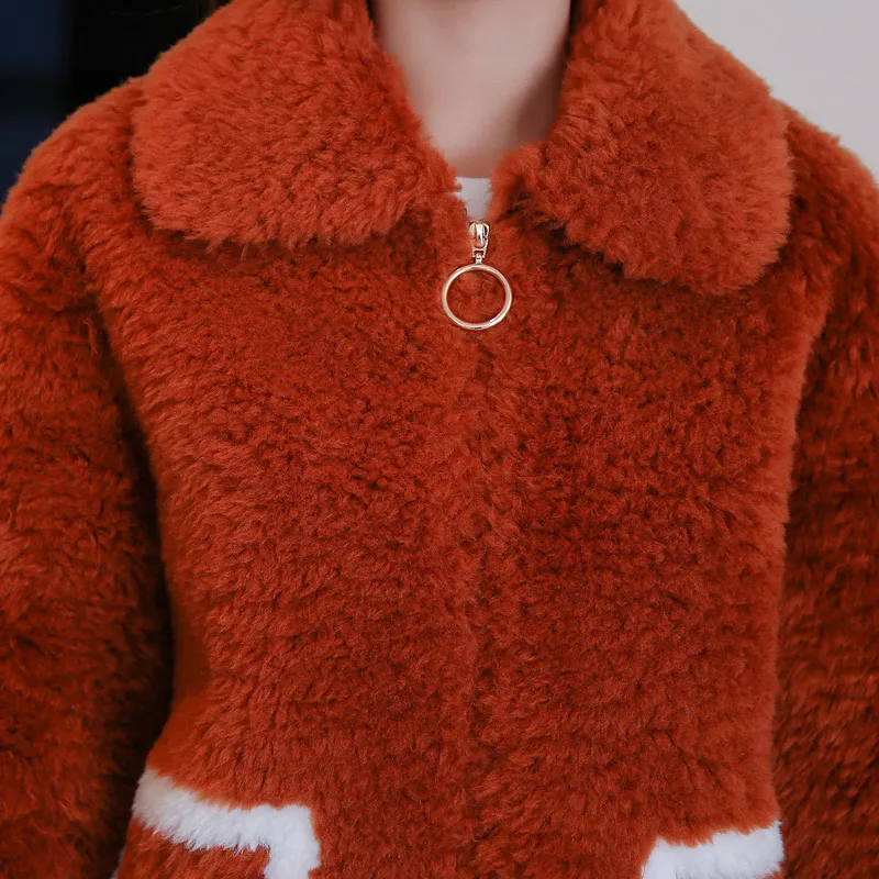Женская Шуба из натурального меха на молнии rf0127|real fur coat|natural coatsfur real coat |