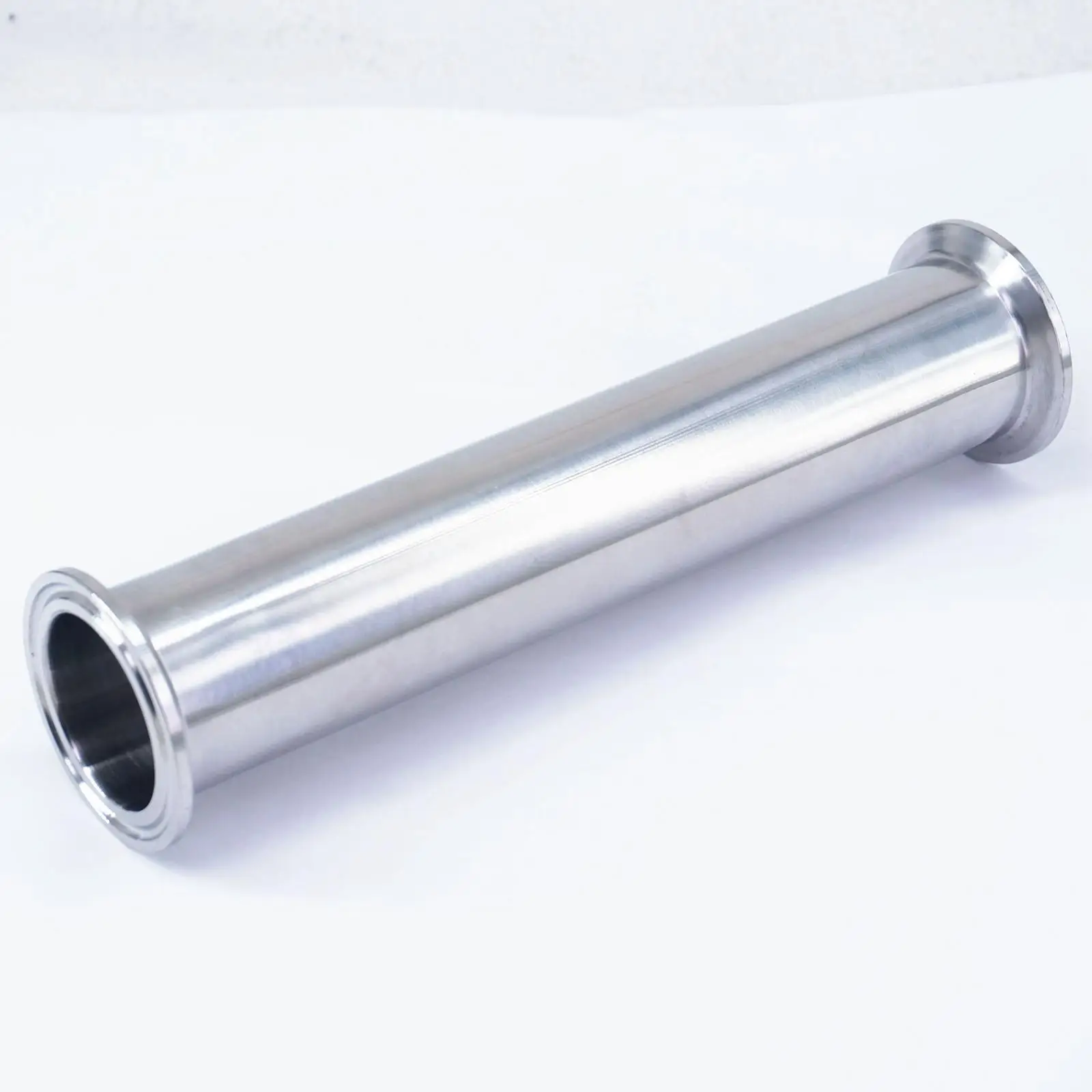 

1.5" Tri Clamp x 38mm OD Pipe Sanitary Spool Tube Length 204mm(8") For Homebrew SUS304 Stainless Steel