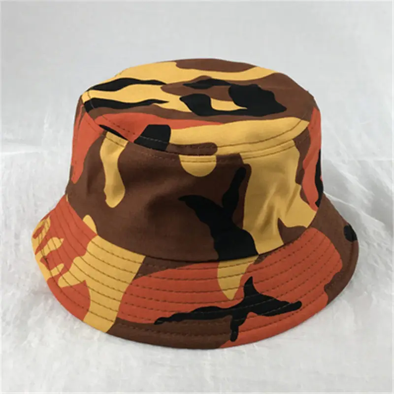 Камуфляжная шляпа-ведро с принтом, рыбацкая шляпа, уличная шляпа для путешествий, шляпа от солнца для мужчин и женщин, 223 - Цвет: style 5
