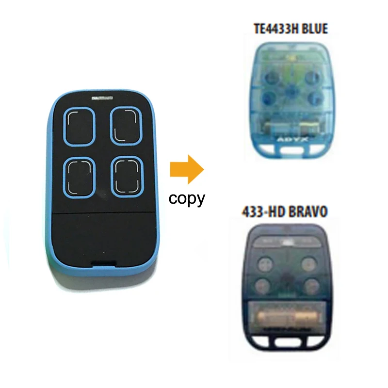 

Compatible For ADYX rolling code 433mhz remote control duplicator multi frequency Universal