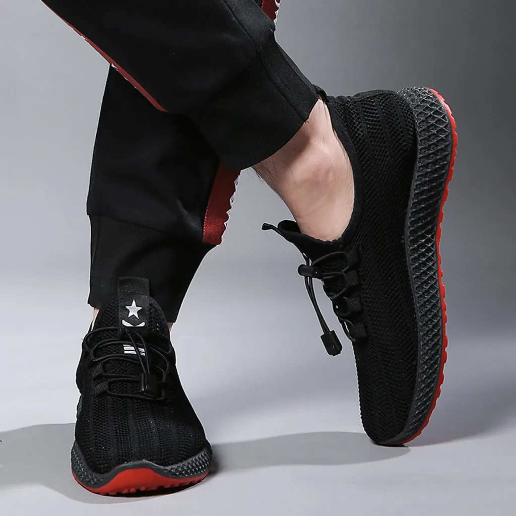 

men's shoes Mans footwear tennis sneaker new Men's Leisure Breathable Hollow Out Mesh Surface Sports Athletic Sneakers Shoes