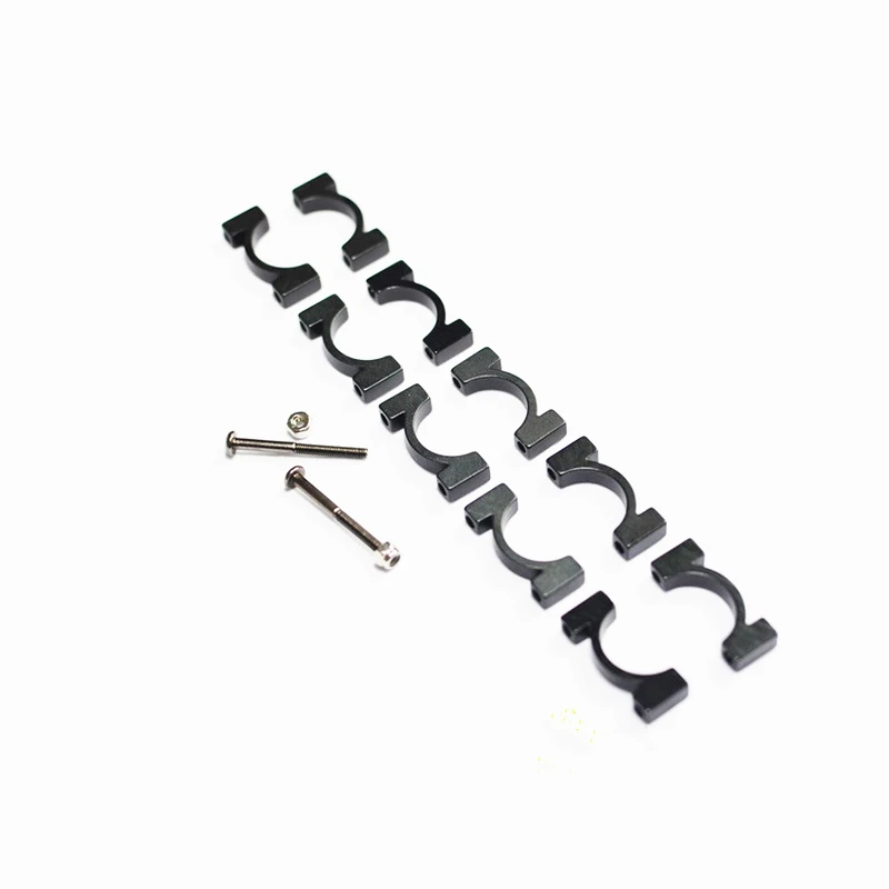 Tarot-4sets-20sets-CNC-Aluminium-Carbon-Fiber-Tube-Pipe-Clamp-Motor-Mount-Fixture-Clip-Holder-Bracket_