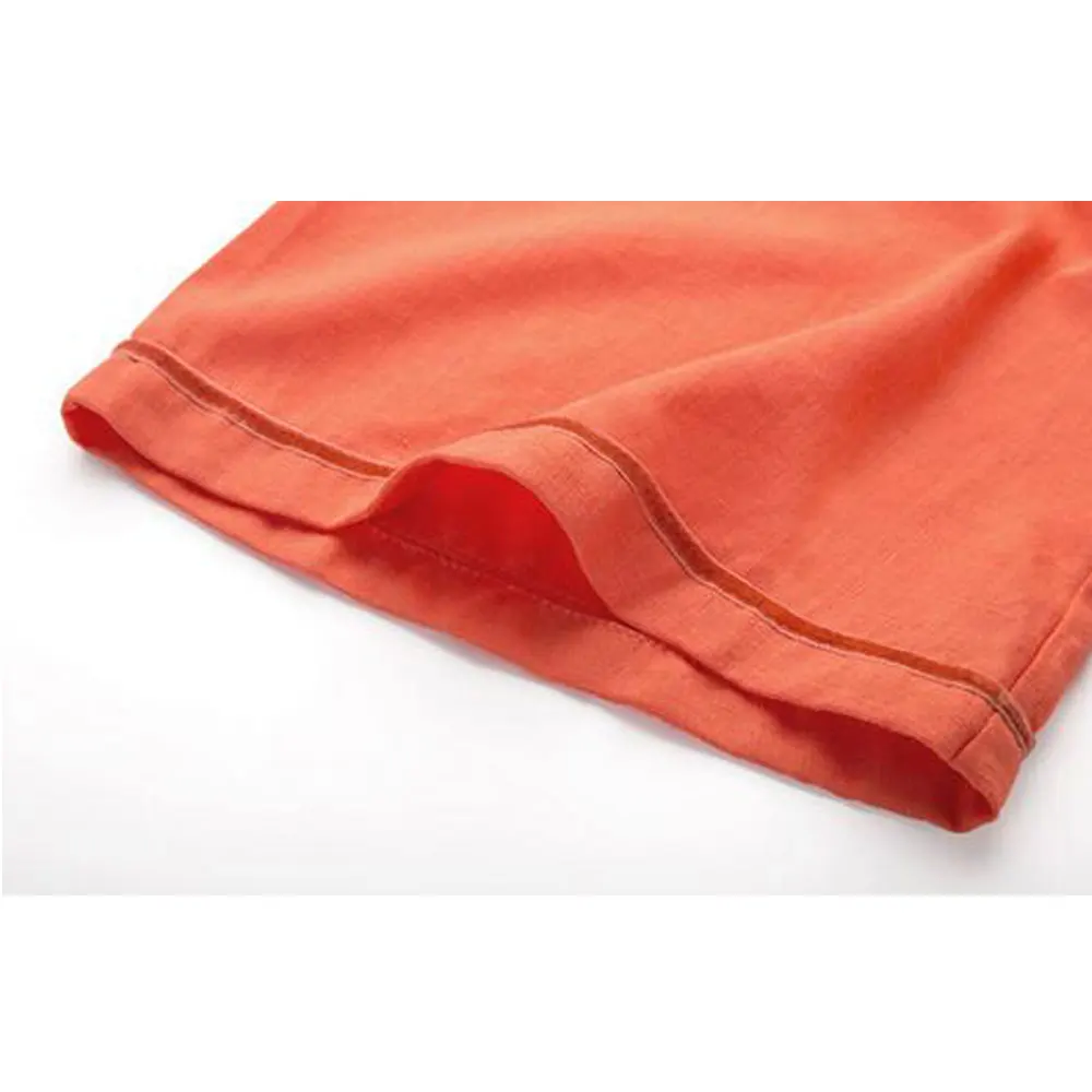 Женский костюм Тай Чи из хлопка и льна на весну лето с коротким рукавом|linen womens