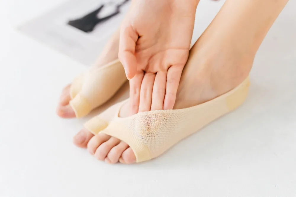 Новый Для женщин носки Japanses Стиль летние дышащие тонкие открытым носком носки хлопок Женский носком тапочки носки невидимый Нескользящая