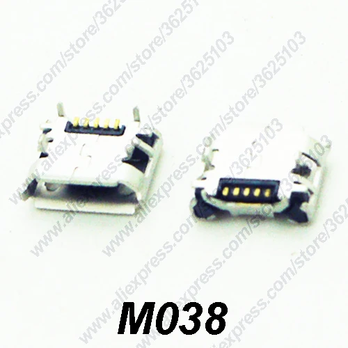Разъем Micro USB M038 4 85*5 6 мм 50 шт. разъем для зарядки телефона гнездо Mini 2 0 5 контактов |