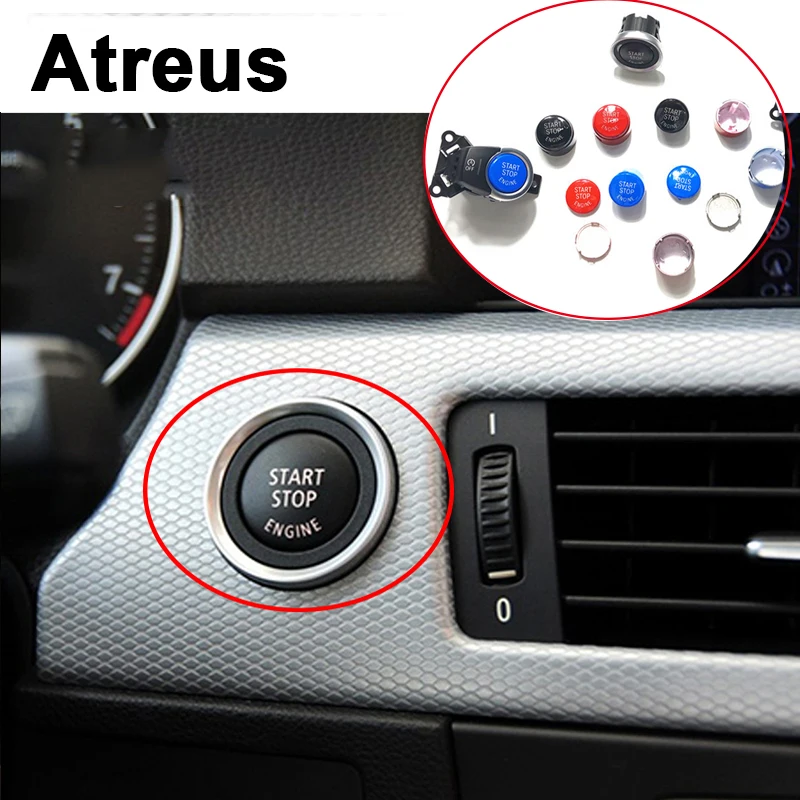 Крышка кнопки переключателя включения и остановки двигателя Atreus для BMW 1 3 5 серии