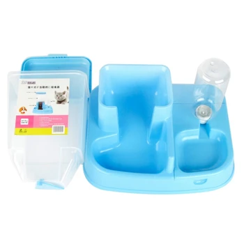 

Pet Dog Cats Automatic Feeder Automatic Water Dispenser Puppy Drinking Fountain Food Dishl Pet Supplies