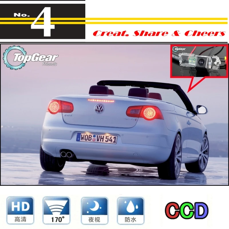 

LiisleeCar Camera For Volkswagen VW Eos High Quality Rear View Back Up Camera For PAL / NTSC Fans | CCD + RCA