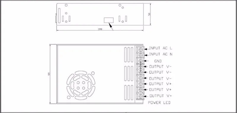 SANPU SMPS Светодиодный источник питания 500 Вт 24 В 20A AC DC 175-240 В 24 в импульсный трансформатор Светодиодный драйвер 24 В SMPS для внутреннего использования светильник