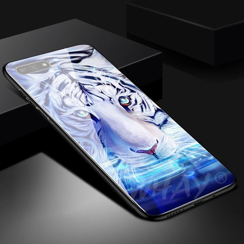 WHaY Glass Case For Huawei Honor 7A Luxury Pattern Coque For P20 Pro P Smart Cover Mate P20 10 Lite Honor 10 9 Lite Y6 2018 Case (8)
