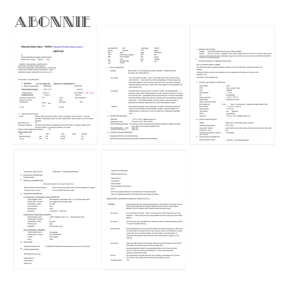Abonnie 5 мл клей для наращивания ресниц 0,5-2 секунды быстрая сушка Pro Ресниц Черный