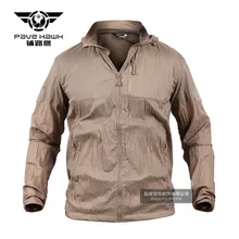 Мужская Летняя камуфляжная легкая одежда на открытом воздухе ветровка тактическая быстросохнущая альпинистская походная Солнцезащитная куртка