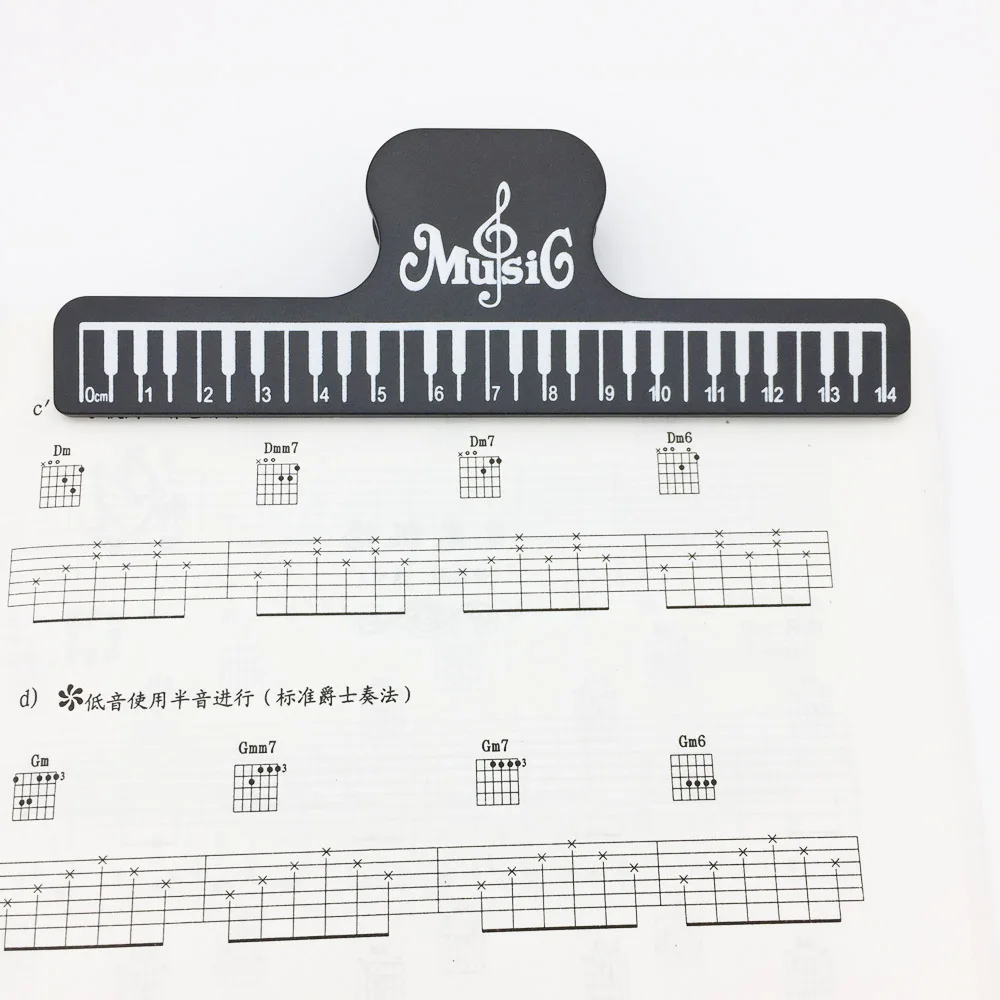 Пластиковый музыкальный зажим для листов держатель книг гитары скрипки пианино