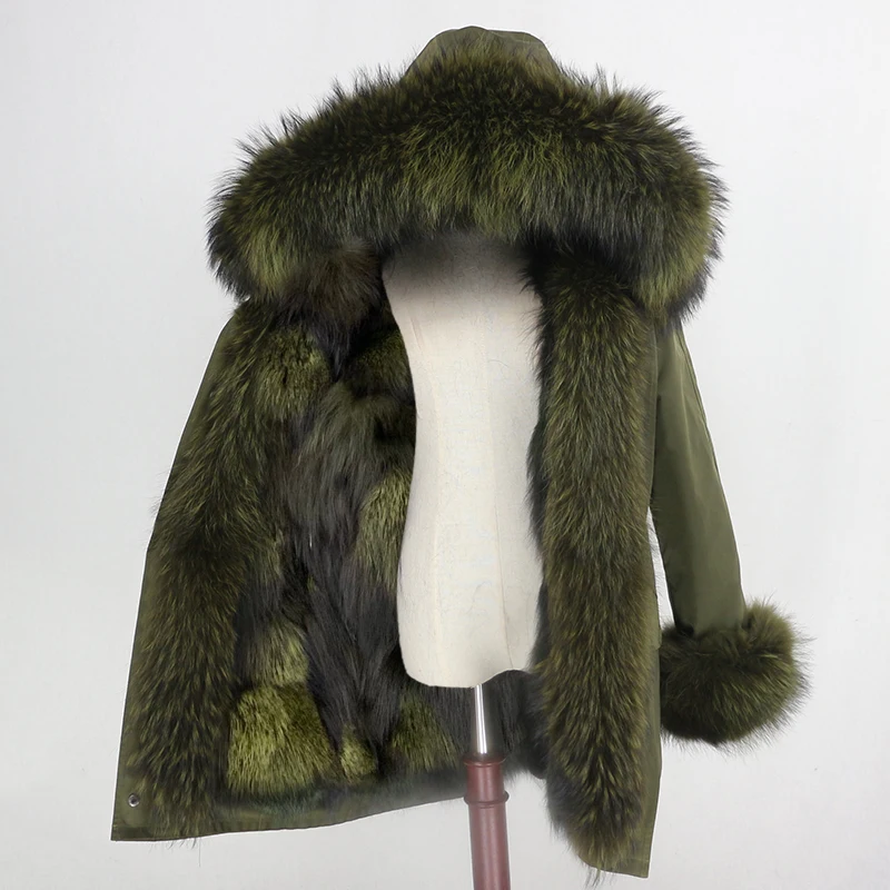 OFTBUY Waterproof Parka Winter Jacket Women Real Fur Coat Fox Fur Collar Hood Fox Fur Liner Warm Streetwear Detachable New