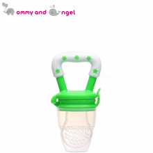 Mommy And Angel NEW BPA Free Unisex Baby Pacifier Fresh Food Milk Nibbler Feeder Soft Silicone