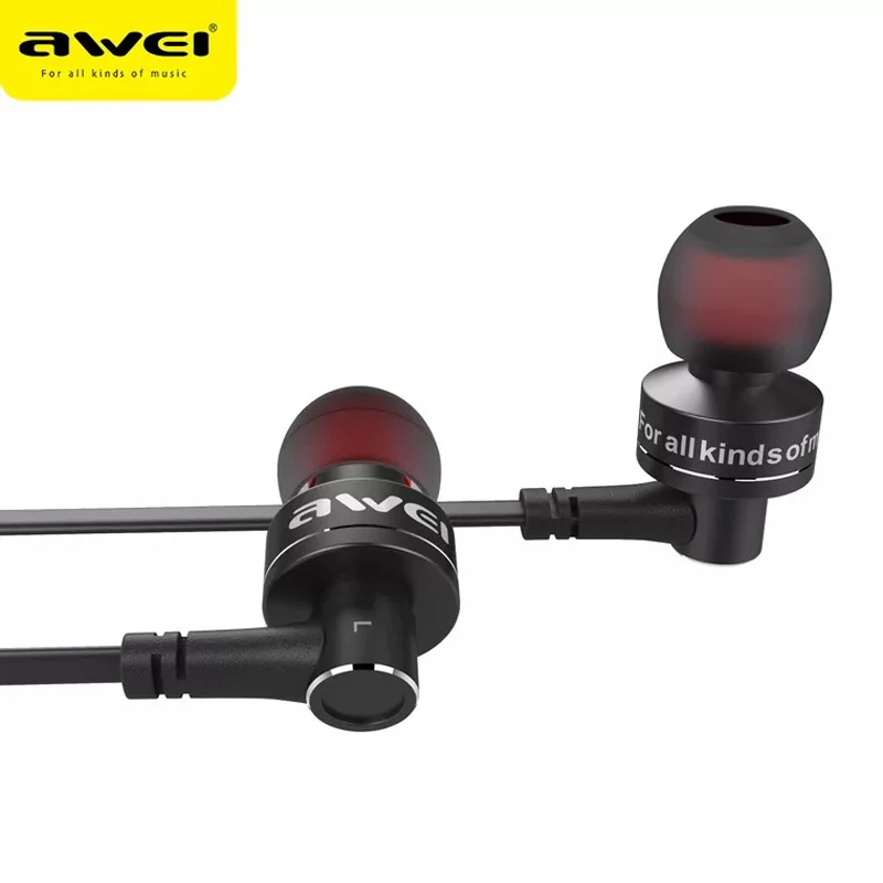 AWEI B990BL магнитные беспроводные наушники Bluetooth спортивные мини металлические