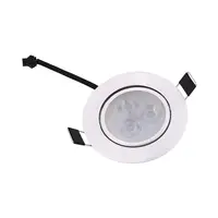Светодиодный встраиваемый точечный потолочный светильник, лампа для дома, AC110-220V, белый