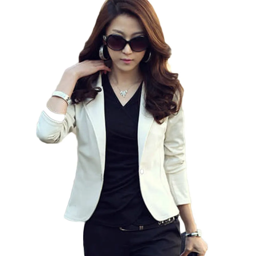 Nuevo otoño mujer Blazers ropa delgado Bodycon Top OL