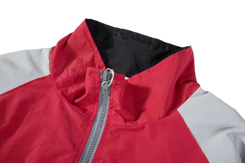 GONTHWID винтажная цветная ветровка на молнии в стиле пэчворк, спортивные куртки, мужская повседневная Уличная верхняя одежда, пальто, мужская куртка