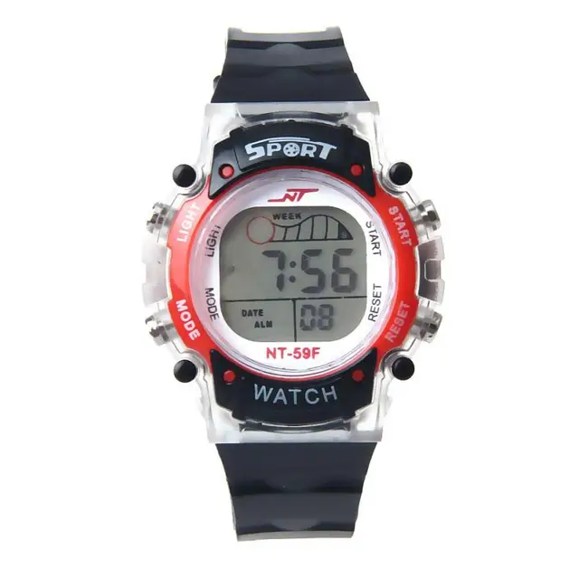 Children Watch Digital 2017 Fashion Boys Girls Kids LED Silicone Band Black Digi Children Watch Digital 2017 Fashion Boys Girls Kids LED Silicone Band Black Digi