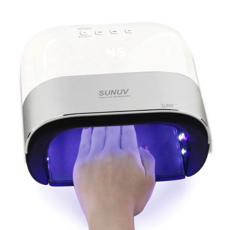 

Smart 2.0 Sun3 Nail Dryer 48W UV LED Lamp Nail with Smart Timer Memory Invisible Digital Timer Display Nail Drying Machine
