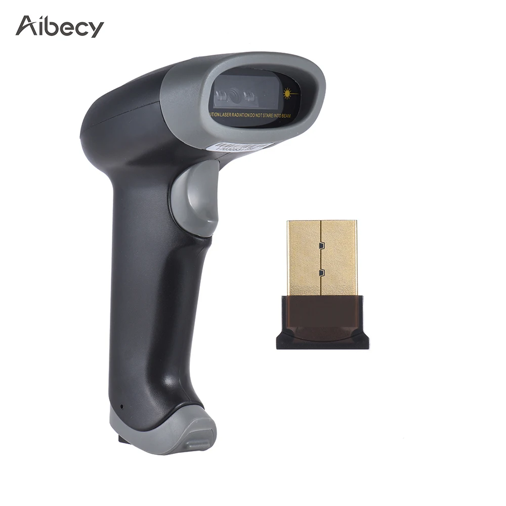 Wireless 1D Barcode Scanner Bluetooth Screen Bar Code Reader Auto Scanning CCD Red Light 2000dpi 260t/s Internal Storage 2500