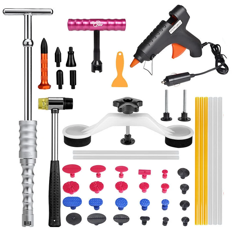 

High Quality Super PDR Dent Damage Repair Tools Slide Hammer Glue Sticks Pulling Bridge Glue Tabs Dent Removal Tools