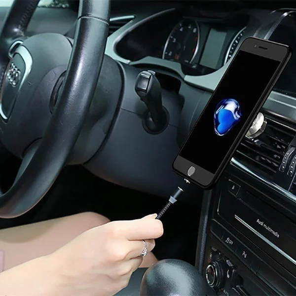 Магнитный зарядный кабель Micro USB Type C для быстрой зарядки 2 А iPhone Samsung|Зарядные