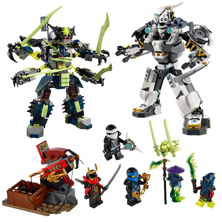Ninjagoed Marvel Ninja Building Blocks 79121 Action Figure Model Kits Brick Toys Minifigures Compatible font b