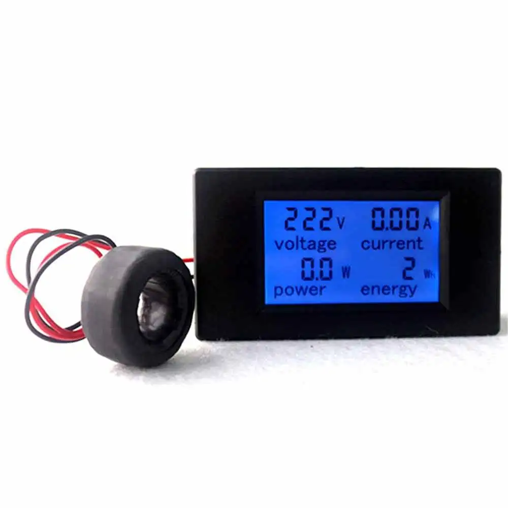 

AC 80V-260V Multimeter Display Digital Current Voltmeter Ammeter Power Energy Multimeter Panel Tester Meter Monitor