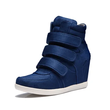 

Invisible inner heel shoes female high quality material fashion design comfortable round toe casual women's shoes