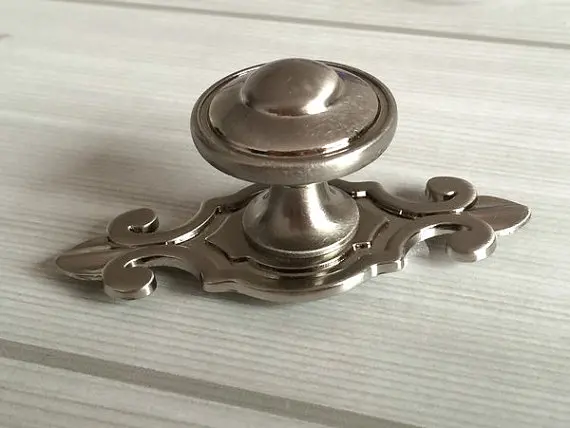 drawer knobs dresser knob pulls handles / brushed steel nickel