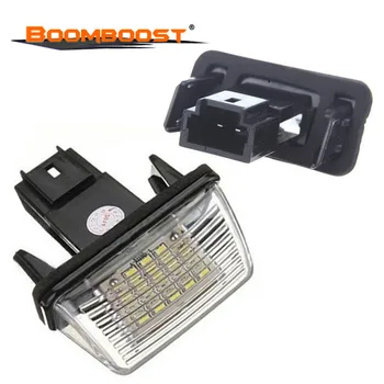 

Car Styling NO ERROR Atuo LED Number License Plate Light for C/itroen C3 C4 C5 Rear Lamp for P/eugeot 206 207 306 307 1Pair