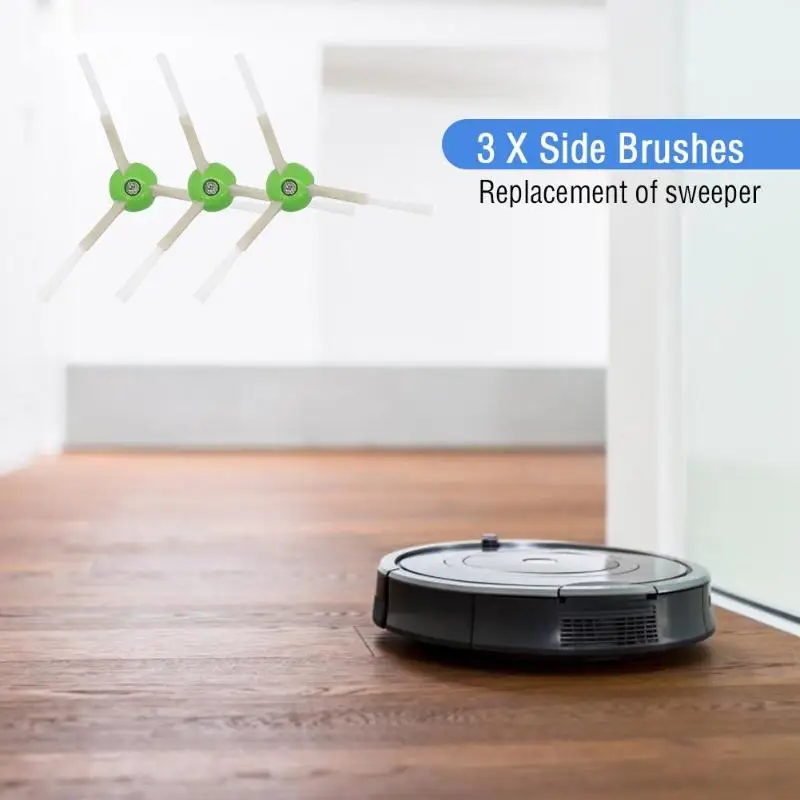 3 шт. боковые щетки для IRobot Roomba I7 E5 E6 робот пылесос запасные части Аксессуары для уборки