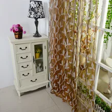 Лист гардина Тюлевая занавеска обработки окна тюль с драпировкой подзор 1 панель ткань для гостиная шторы s Декоративные#008