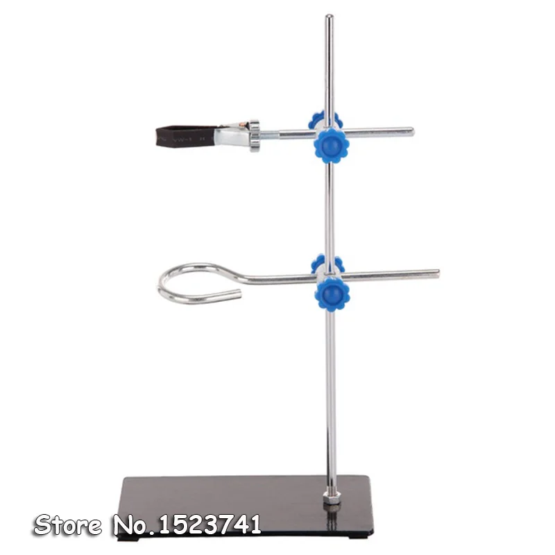 실험실 스탠드 클램프 클립 플라스크 클램프, 콘덴서 실험실 교육 용품, 30cm, 1 개/세트