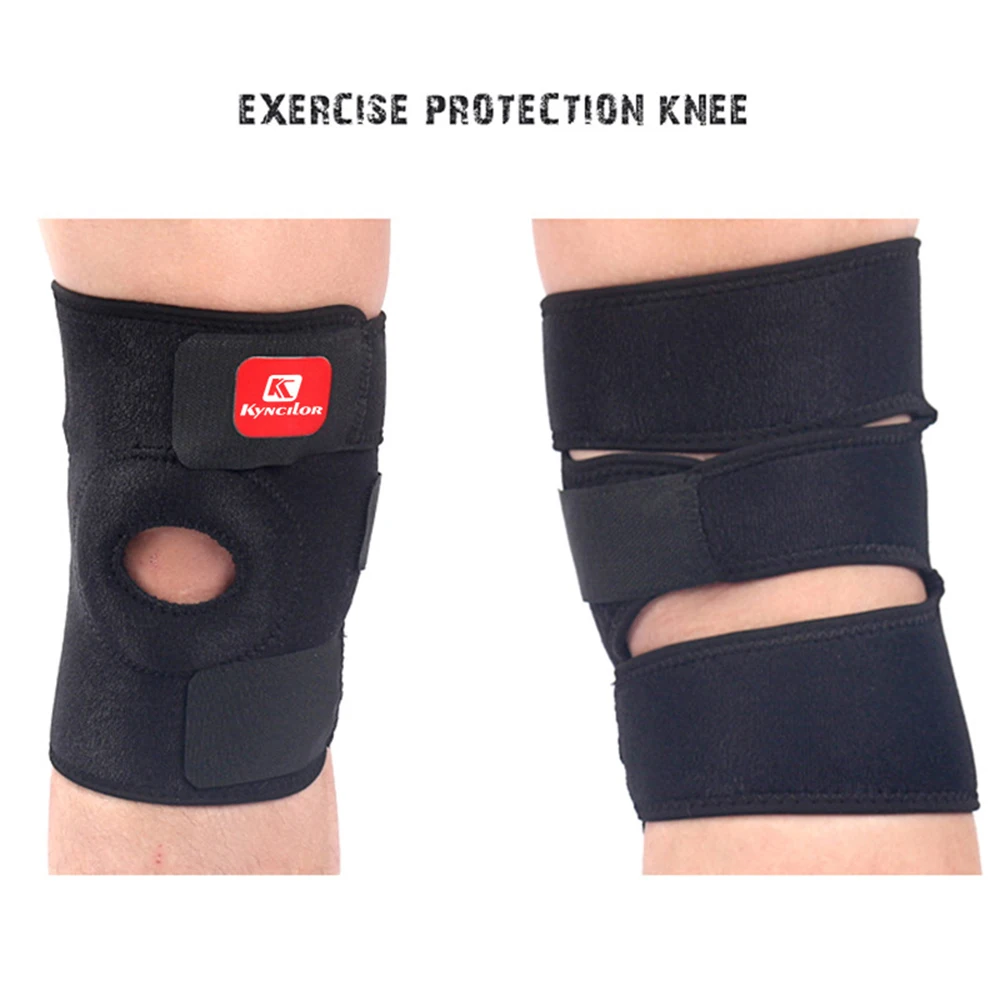 

1PC Elastic Knee Support Brace Kneepad Adjustable Knee Pads Safety Guard Strap For Basketball Sportswear