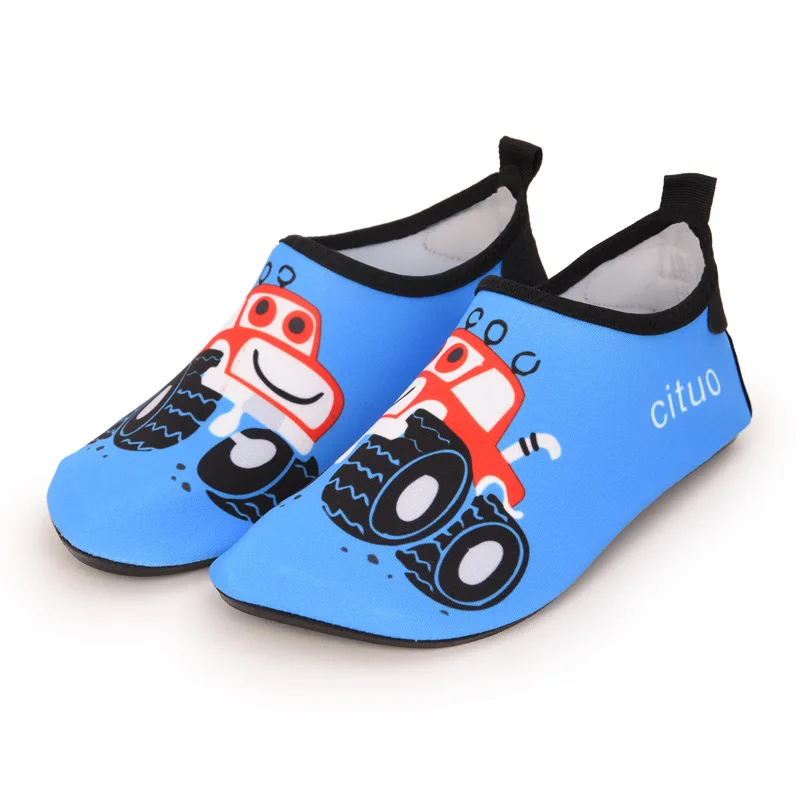 Children Dinosaur Slippers Boys Skin Care Socks Girls Soft Indoor Run Shoes Kids Diving Swim Beach Shoes Baby Dance Gym Shoes