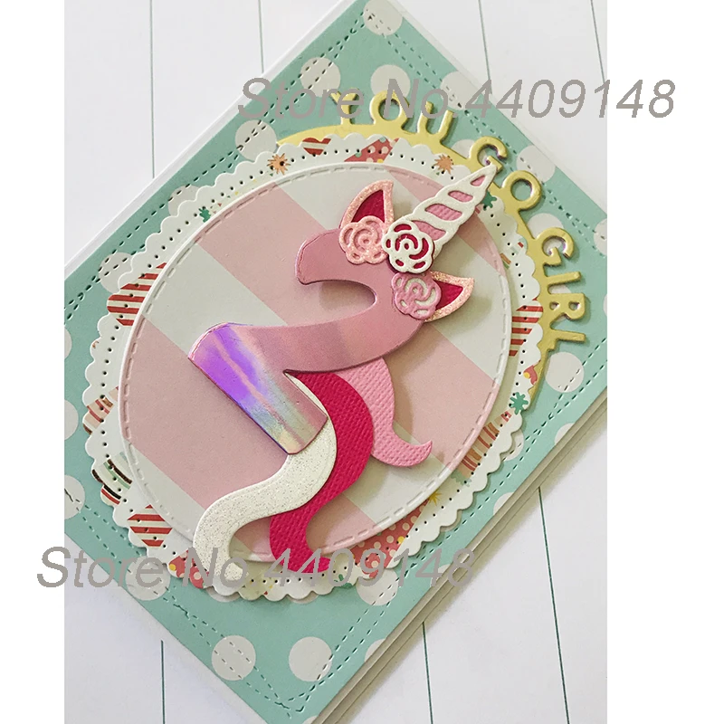 Matrices De Decoupe En Metal Motif Licorne Anniversaire Pochoirs De Noel Pour Bricolage Carte En Papier Scrapbook Artisanat Decoratif Nouvelles Decoupes 18 Aliexpress